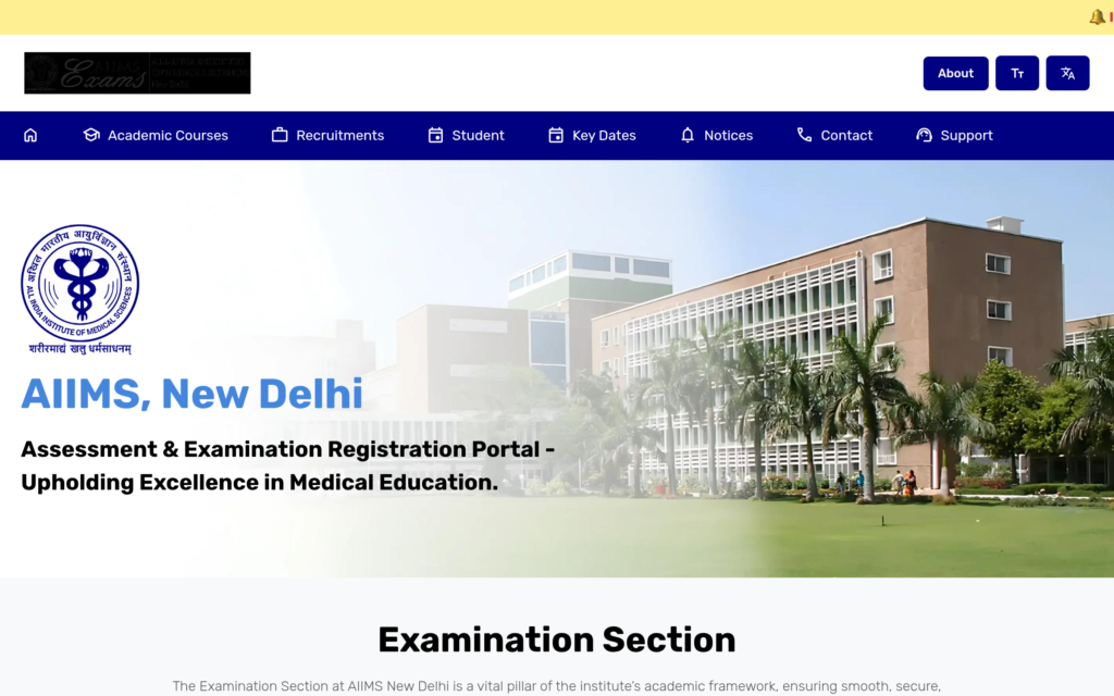 Official Notification for Nursing Officer