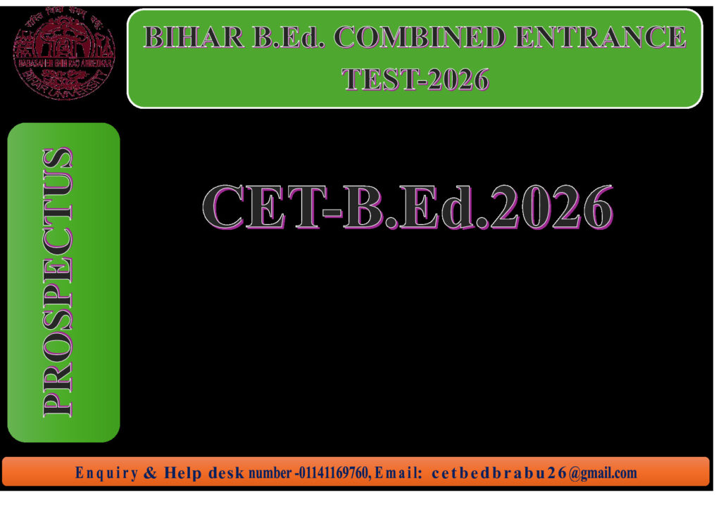 Official Notification for B.Ed. Admission 2026