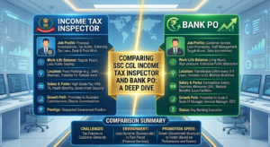 Comparing SSC CGL Income Tax Inspector and Bank PO: A Deep Dive